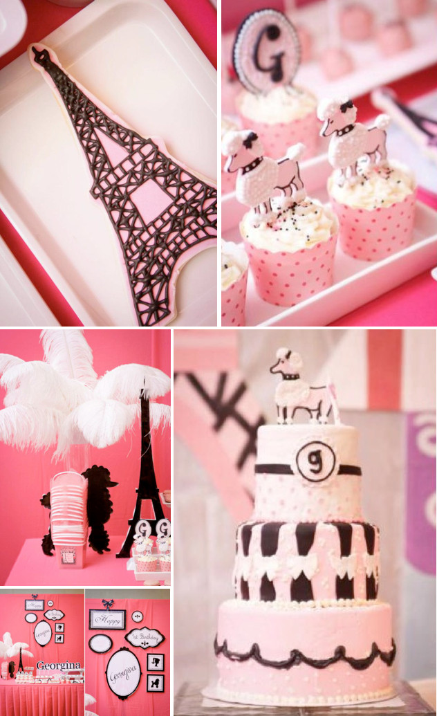 Best ideas about Paris Themed Birthday Party Ideas
. Save or Pin Kara s Party Ideas Poodle in Paris French Girl Pink 1st Now.