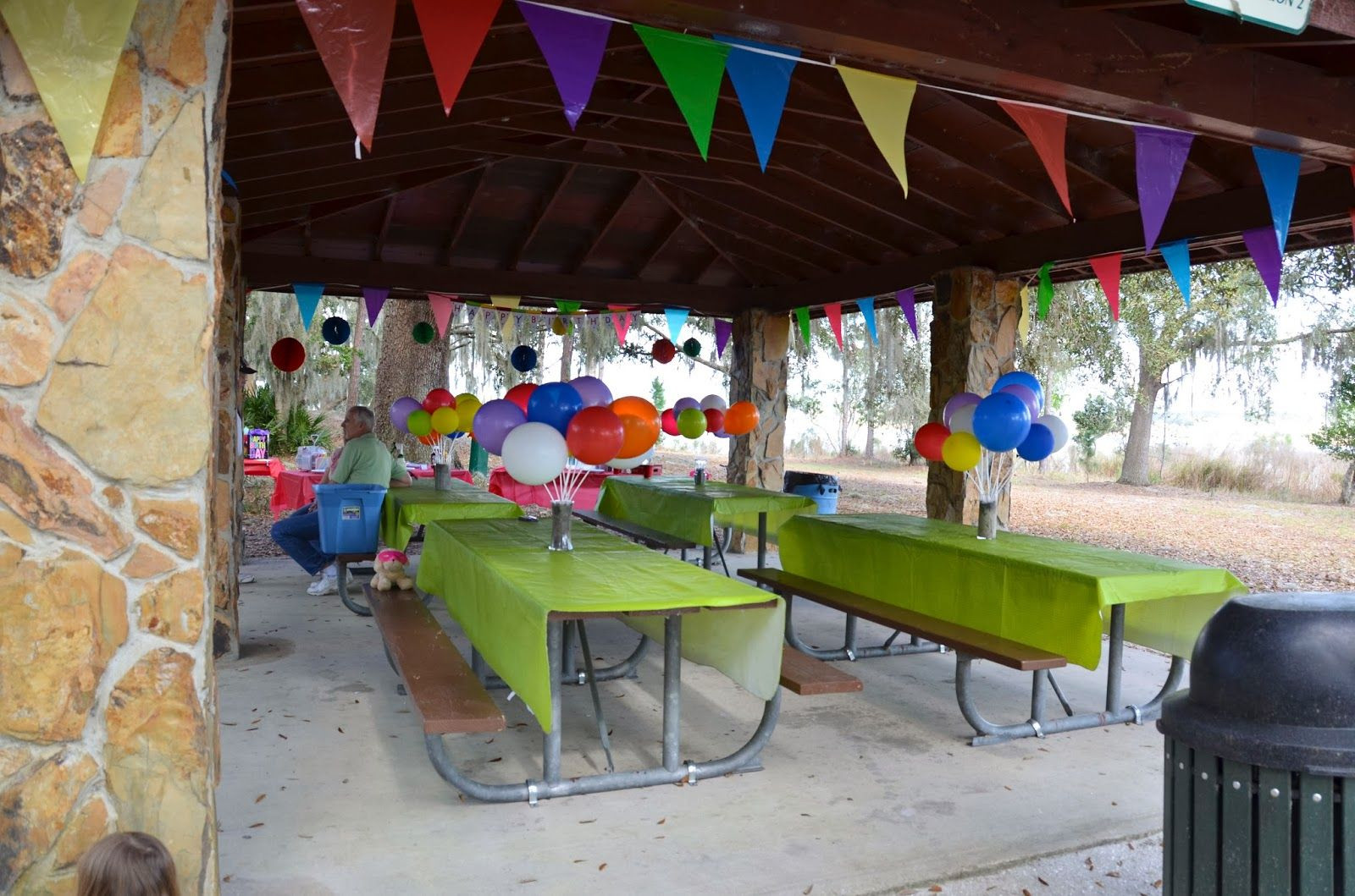 Best ideas about Park Birthday Party
. Save or Pin pavilion decorating fall colors camping bday Now.