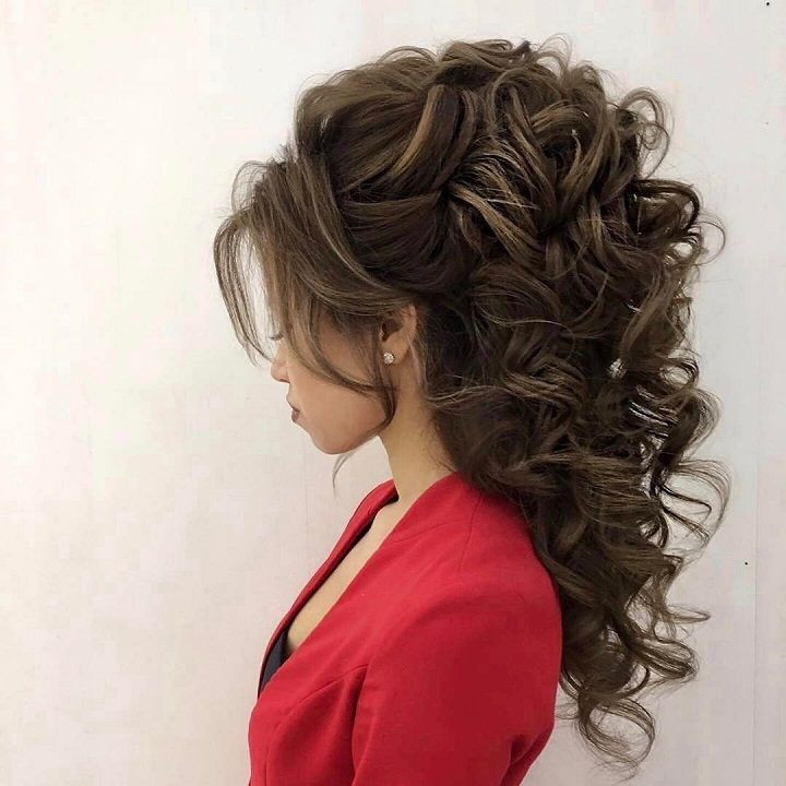 Best ideas about Partial Updo Hairstyles
. Save or Pin Pretty Half up half down hairstyles partial updo wedding Now.