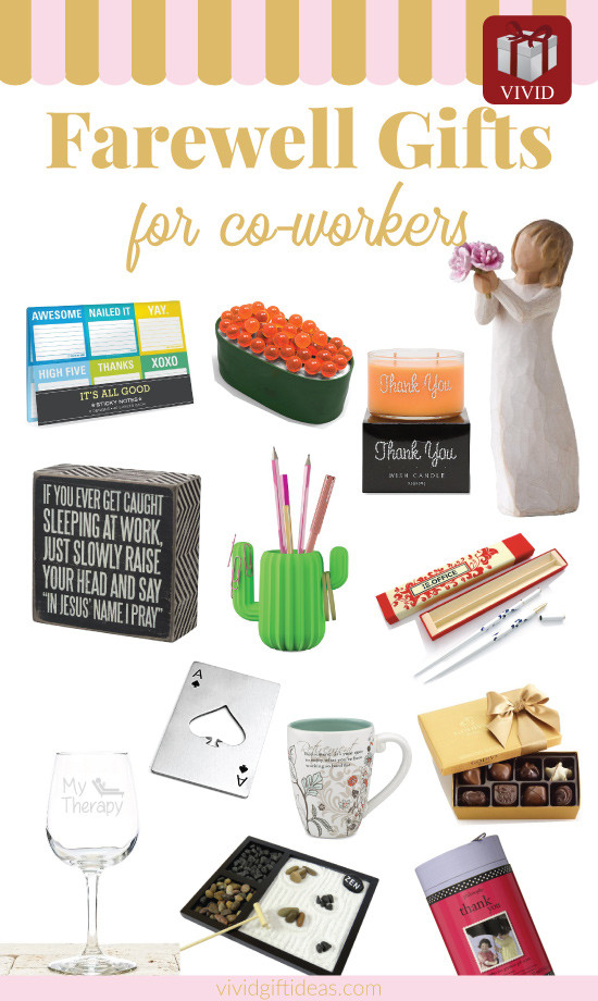 Best ideas about Parting Gift Ideas
. Save or Pin Top 18 Farewell Gift Ideas for Coworkers 2018 Vivid s Now.