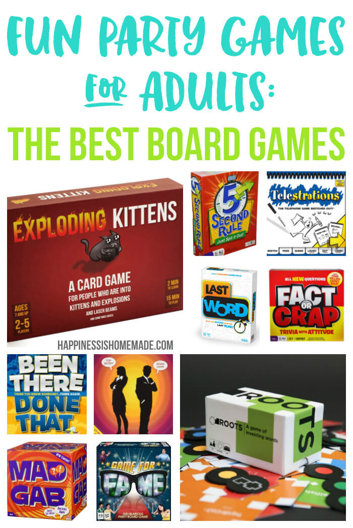 Best ideas about Party Activities For Adults
. Save or Pin Fun Party Games for Adults Board Games Happiness is Now.