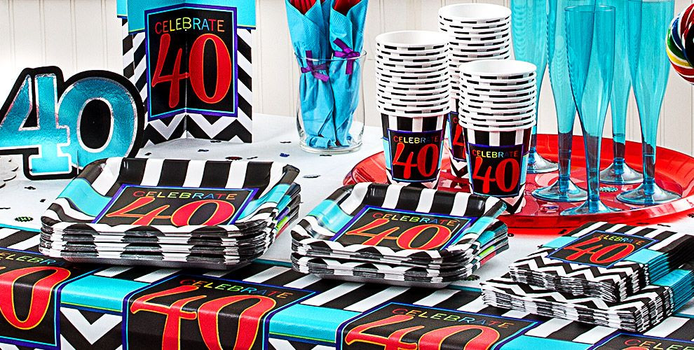 Best ideas about Party City 40th Birthday Decorations
. Save or Pin Celebrate 40th Birthday Party Supplies 40th Birthday Now.