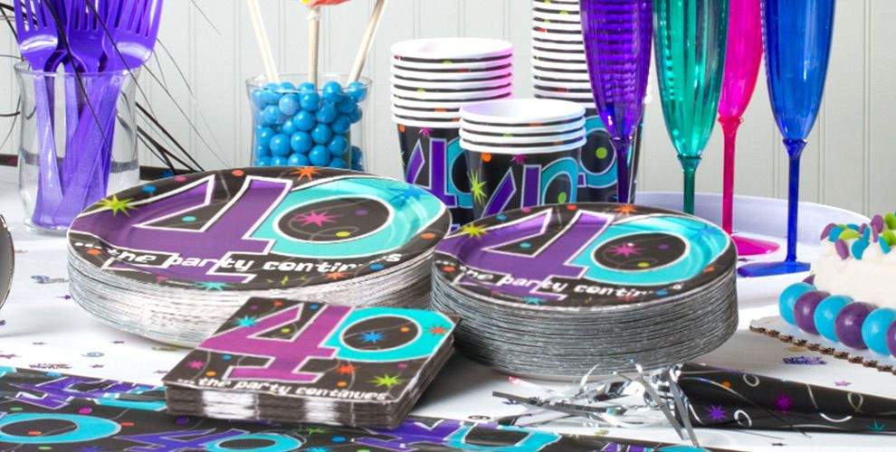 Best ideas about Party City 40th Birthday Decorations
. Save or Pin The Party Continues 40th Birthday Party Supplies Party City Now.