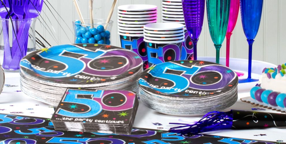 Best ideas about Party City 50th Birthday Decorations
. Save or Pin The Party Continues 50th Birthday Party Supplies Party City Now.