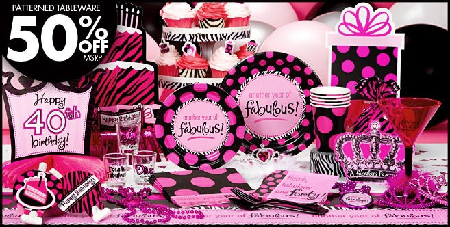 Best ideas about Party City 50th Birthday
. Save or Pin Another Year of Fabulous 40th Birthday Party Supplies Now.