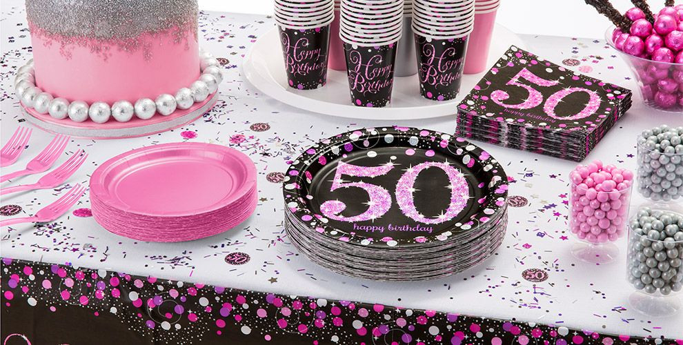 Best ideas about Party City 50th Birthday
. Save or Pin Pink Sparkling Celebration 50th Birthday Party Supplies Now.