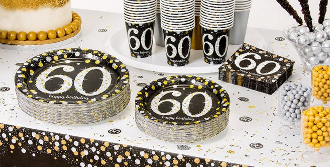 Best ideas about Party City 60th Birthday
. Save or Pin Sparkling Celebration 60th Birthday Party Supplies Party Now.