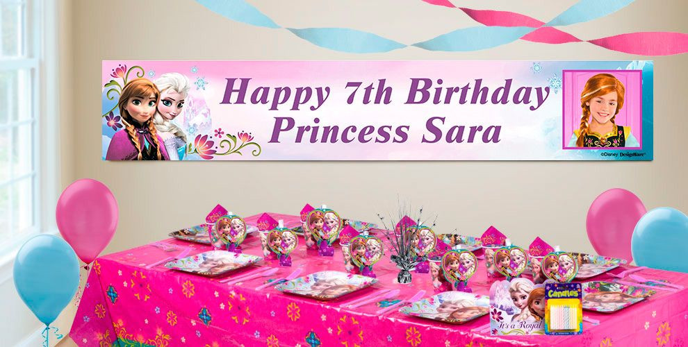 Best ideas about Party City Birthday Banner
. Save or Pin Custom Frozen Birthday Banners Party City Now.