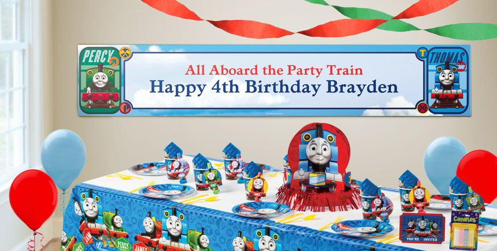 Best ideas about Party City Birthday Banner
. Save or Pin Custom Thomas the Tank Engine Birthday Banners Party City Now.