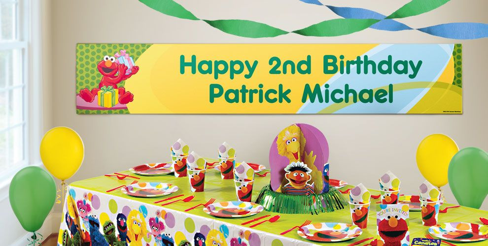 Best ideas about Party City Birthday Banner
. Save or Pin Custom Elmo Birthday Banners Party City Now.