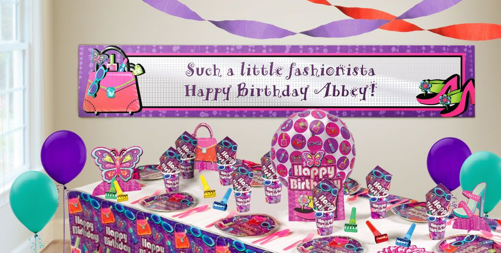 Best ideas about Party City Birthday Banner
. Save or Pin Custom Glitzy Girl Birthday Banners Party City Now.