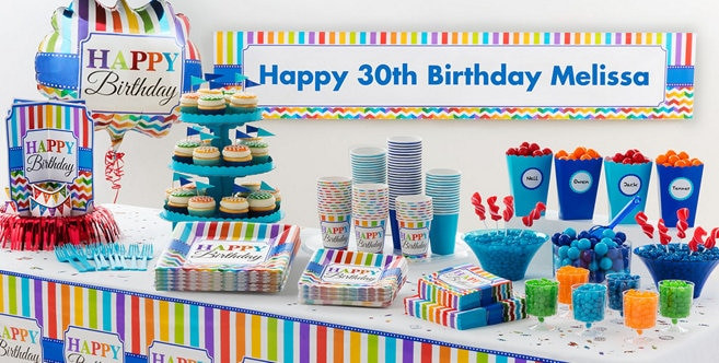 Best ideas about Party City Birthday Invitations
. Save or Pin Rainbow Chevron Party Supplies Chevron Adult Birthday Now.