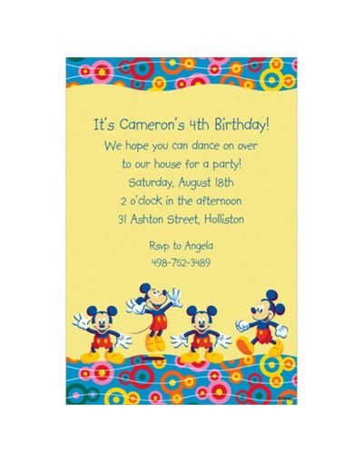 Best ideas about Party City Birthday Invitations
. Save or Pin Party City Mickey Mouse Baby Shower Invites Now.