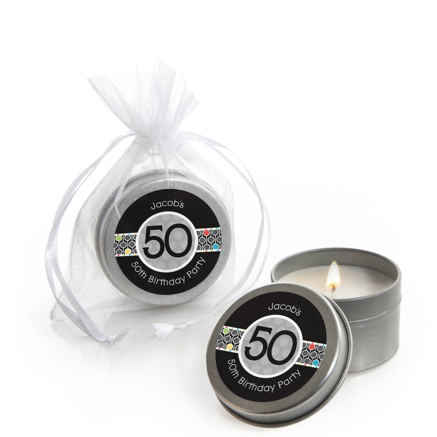 Best ideas about Party Favours For 50th Birthday
. Save or Pin Adult 50th Birthday Candle Tin Party Favors 12 Ct Now.