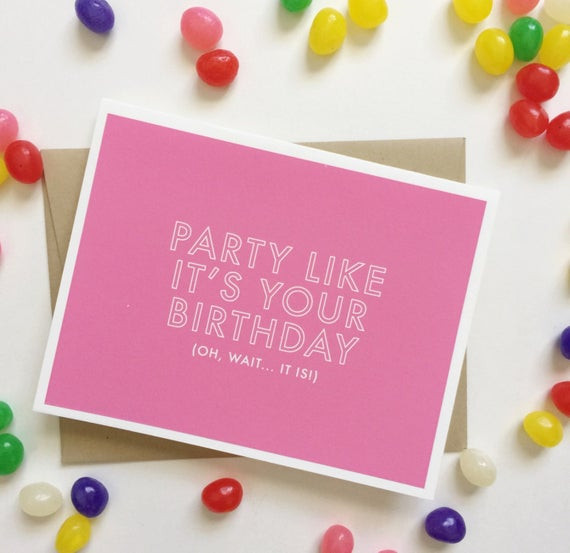 Best ideas about Party Like It's Your Birthday
. Save or Pin Party like it s your Birthday card a2 blank by Now.