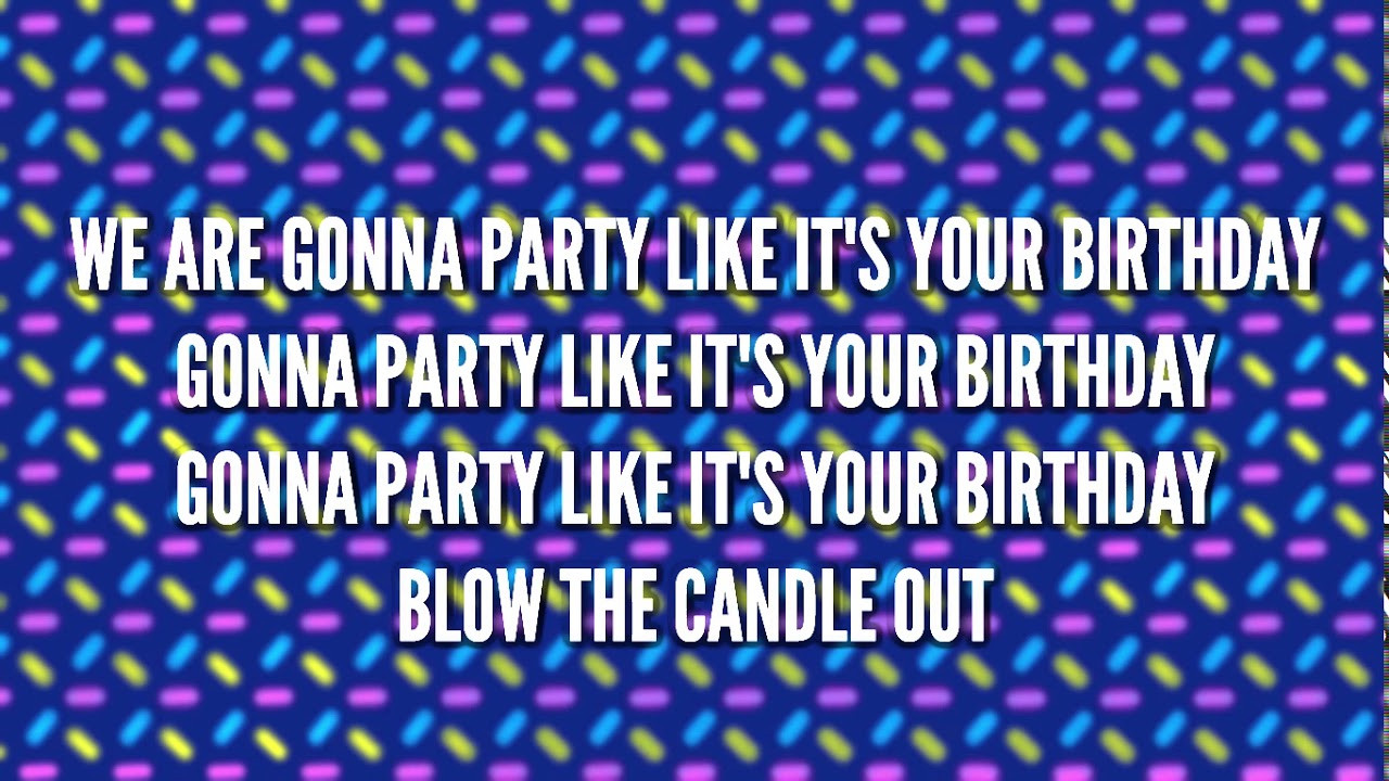 Best ideas about Party Like It's Your Birthday Studio Killers
. Save or Pin Studio Killers Party Like It s Your Birthday Lyrics Now.