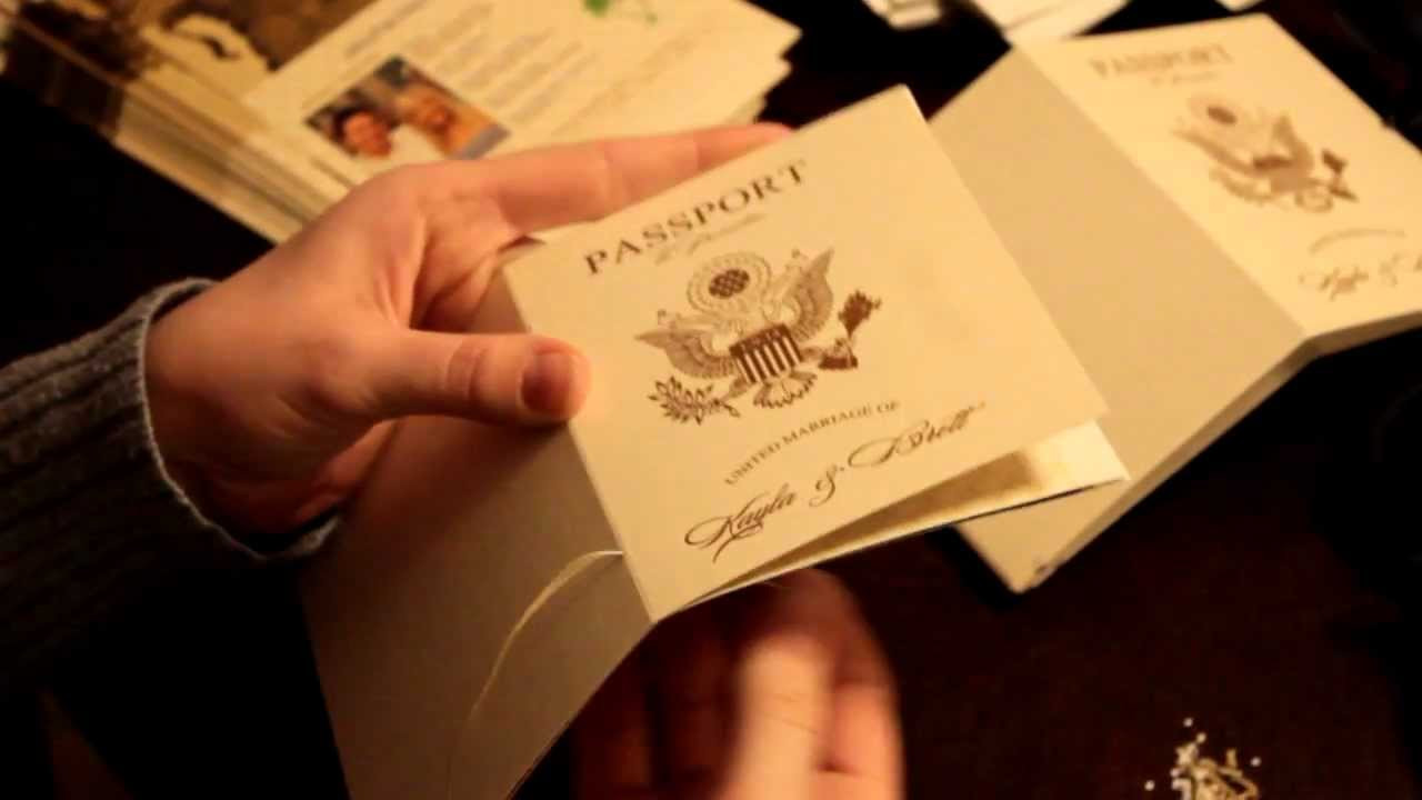 Best ideas about Passport Photo DIY
. Save or Pin Vanessa s Destination Wedding Invitations How to Now.
