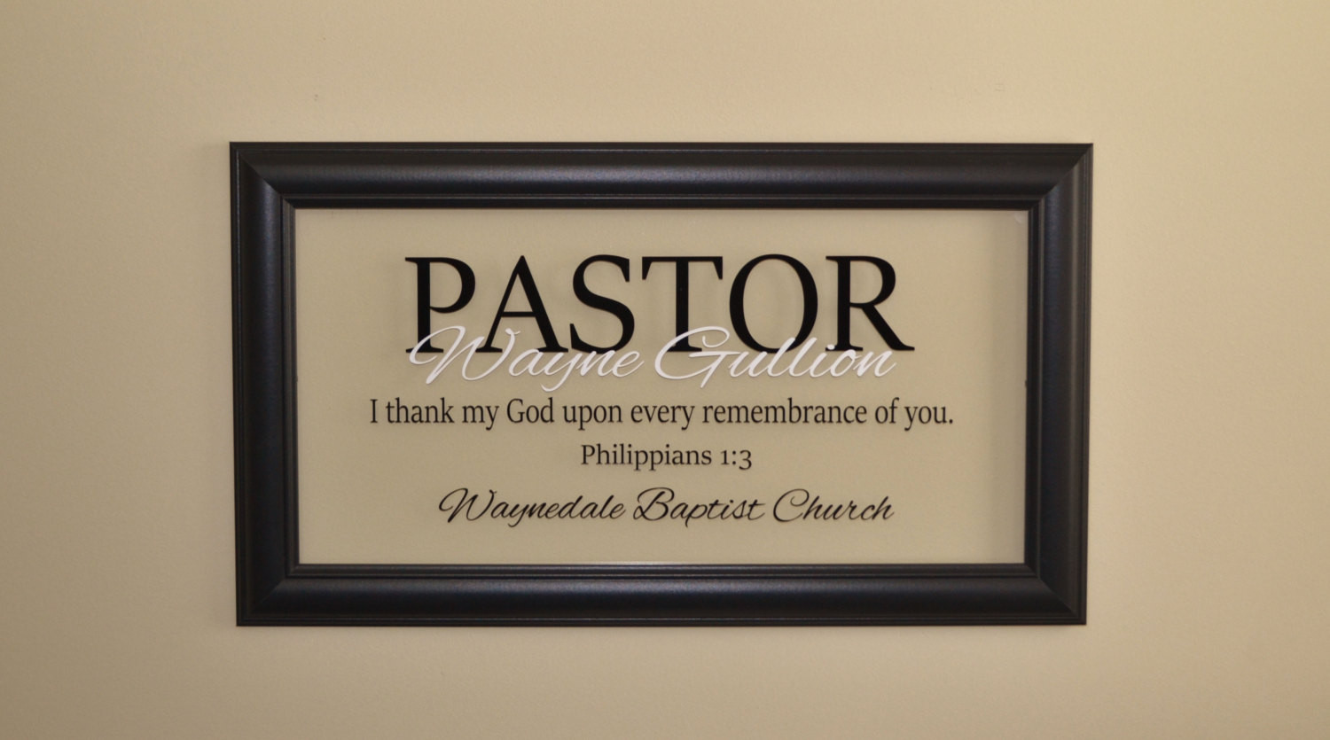 Best ideas about Pastors Gift Ideas
. Save or Pin Pastor Gift Pastor Appreciation Wall Decor Minister Gift Now.