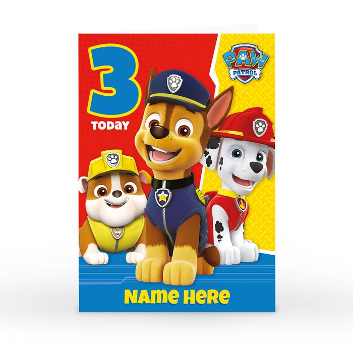 Best ideas about Paw Patrol Birthday Card
. Save or Pin Personalised Paw Patrol Card 3 Today Now.
