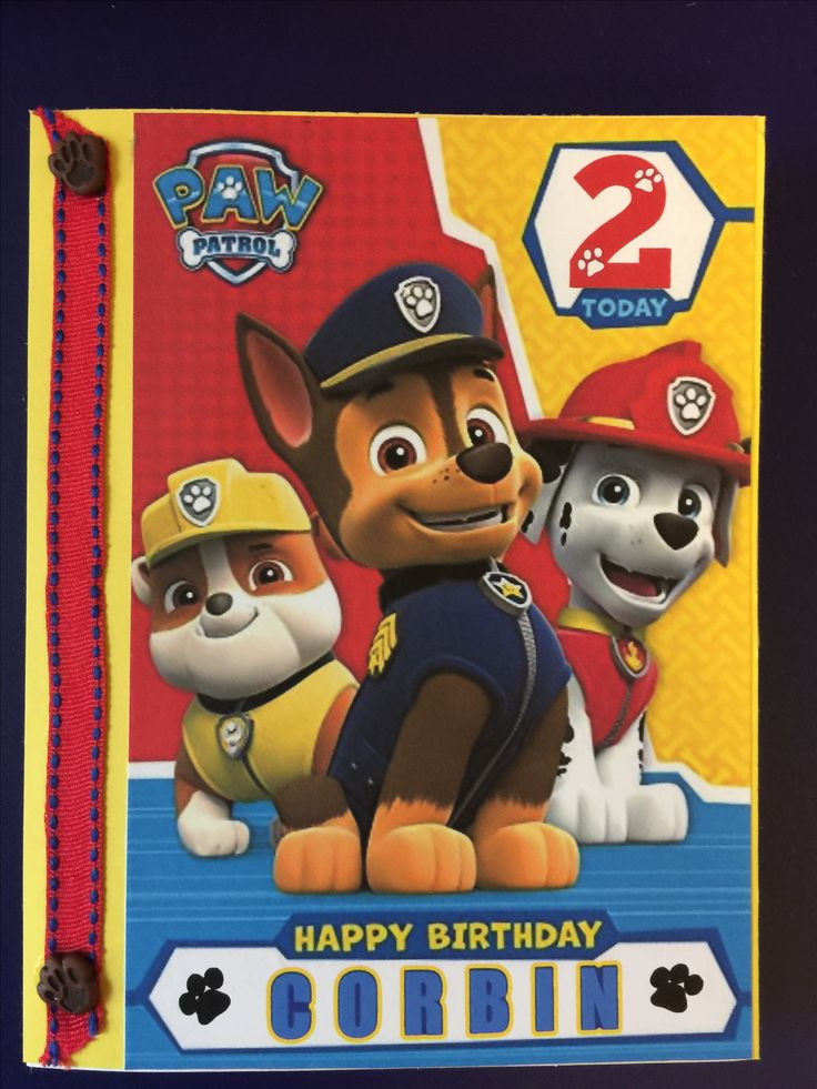 Best ideas about Paw Patrol Birthday Card
. Save or Pin Best 25 Paw patrol birthday card ideas on Pinterest Now.