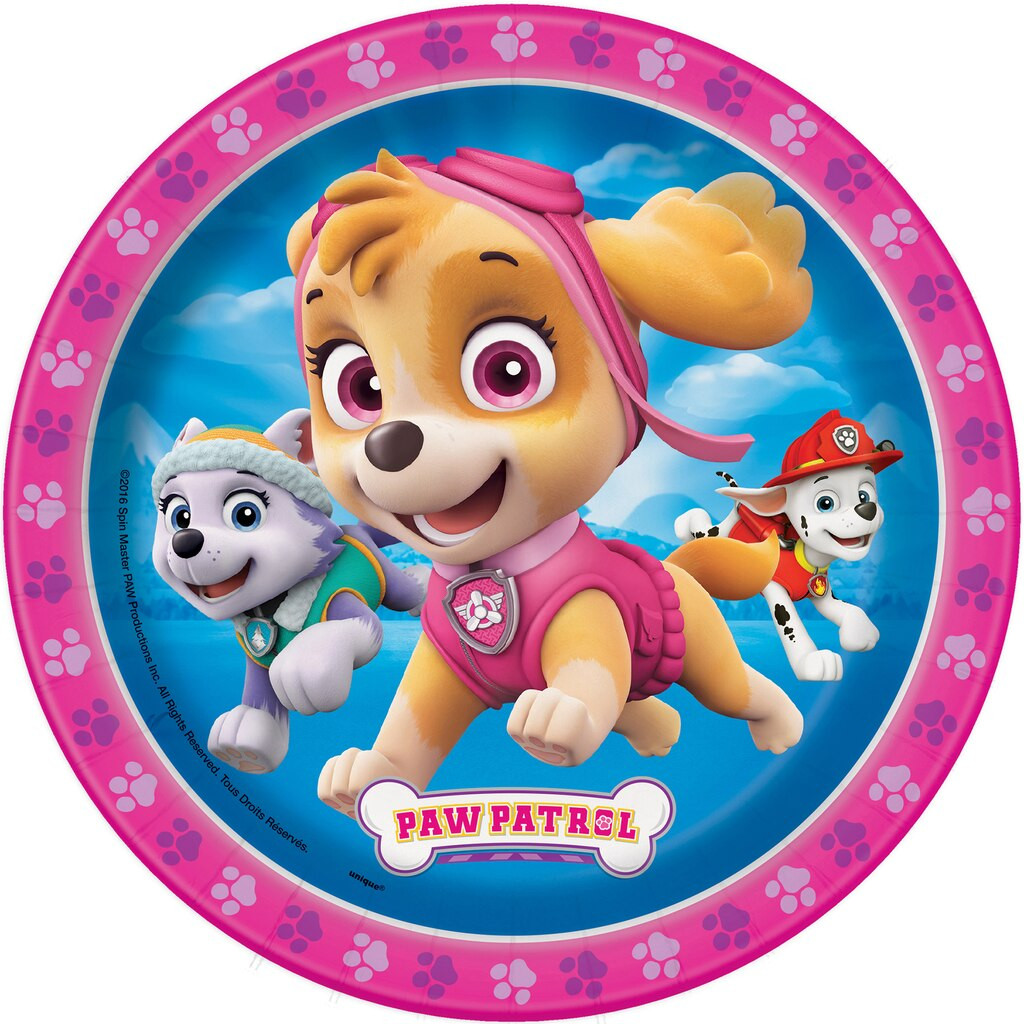 Best ideas about Paw Patrol Birthday Decorations Girl
. Save or Pin Girl PAW Patrol Birthday Cake Plates Now.