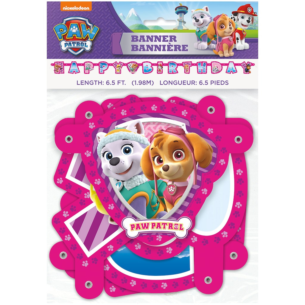 Best ideas about Paw Patrol Birthday Decorations Girl
. Save or Pin PAW Patrol Girl Party Banner Now.