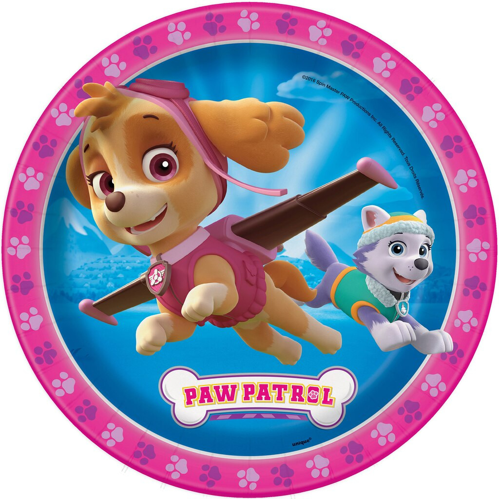 Best ideas about Paw Patrol Birthday Decorations Girl
. Save or Pin Girl PAW Patrol Paper Plates Now.