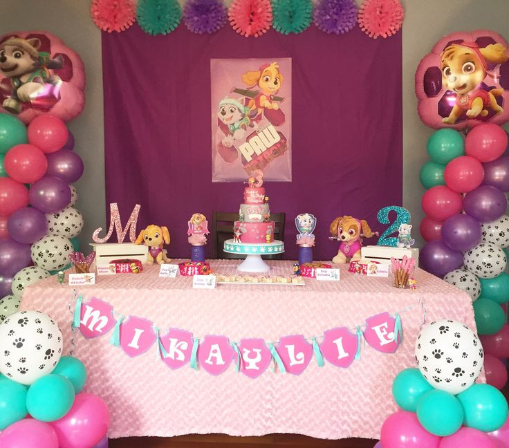 Best ideas about Paw Patrol Birthday Decorations Girl
. Save or Pin Paw Patrol Skye party Girl party KR Kreations Now.