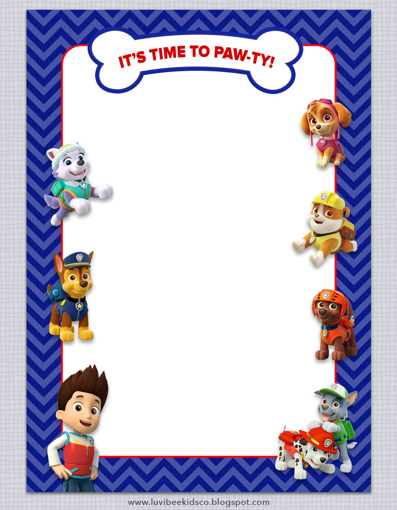 Best ideas about Paw Patrol Birthday Invitations With Photo
. Save or Pin Paw Patrol Birthday Invitations Free Printables Now.