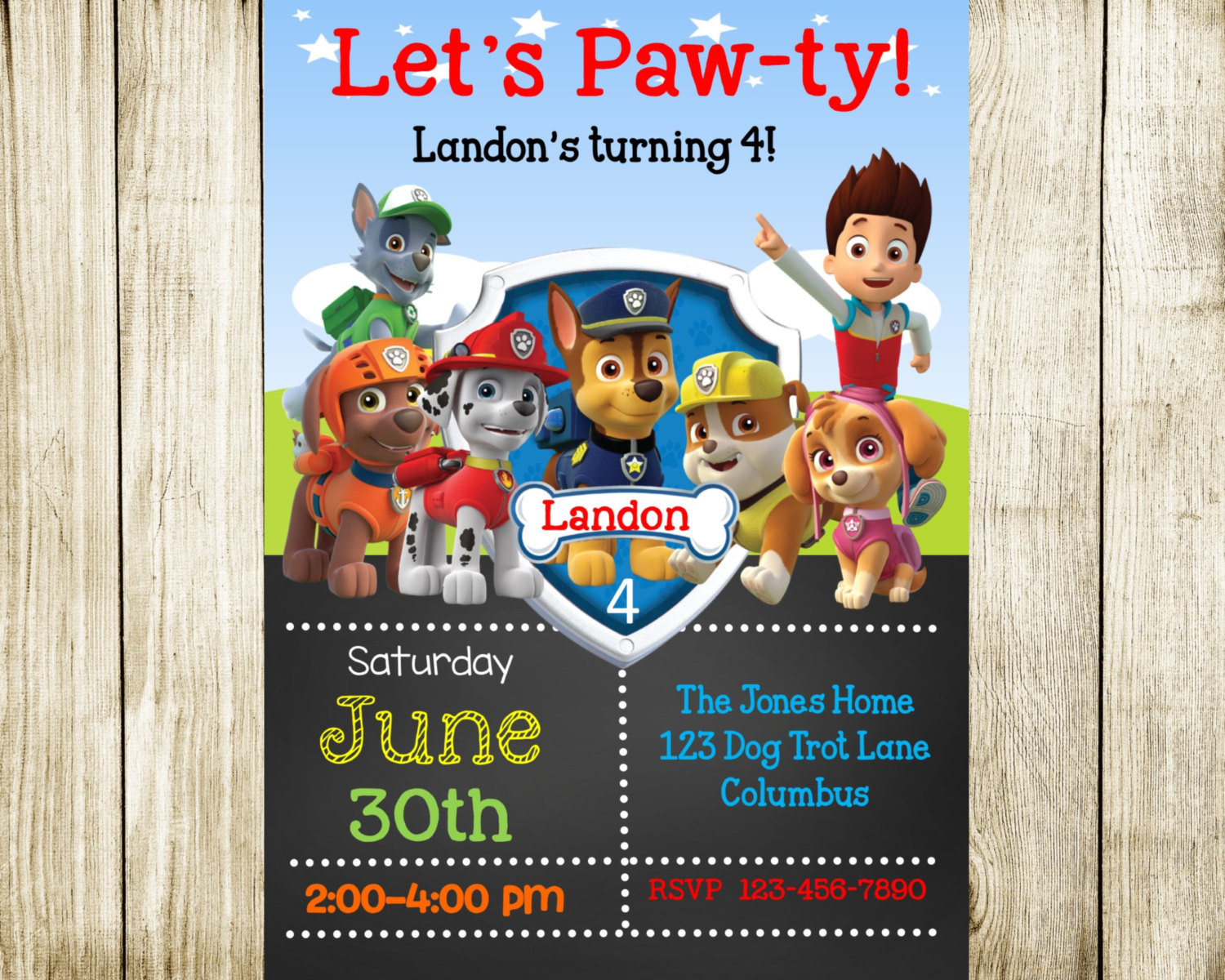 Best ideas about Paw Patrol Birthday Invitations With Photo
. Save or Pin Paw Patrol Birthday Paw Patrol Invitation by NeedmoreDesigns Now.