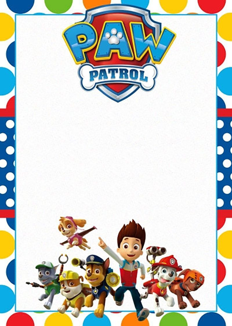 Best ideas about Paw Patrol Birthday Party Invitations
. Save or Pin Free Printable Paw Patrol Invitation Template Now.