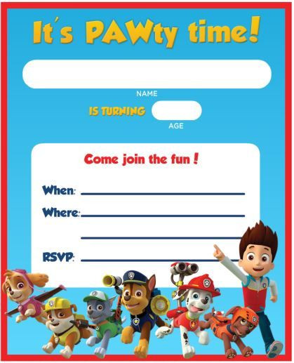 Best ideas about Paw Patrol Birthday Party Invitations
. Save or Pin FREE Printable Paw Patrol Birthday Invitation Ideas Now.