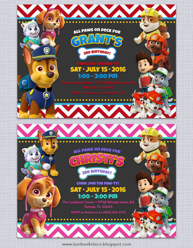 Best ideas about Paw Patrol Birthday Party Invitations
. Save or Pin Paw Patrol Birthday Invitations Free Printables Now.