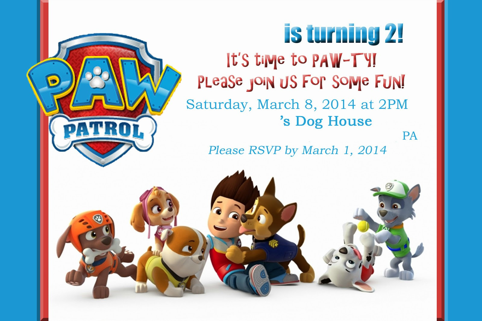 Best ideas about Paw Patrol Birthday Party Invitations
. Save or Pin Mom s Tot School PAW Patrol Puppy Party Now.