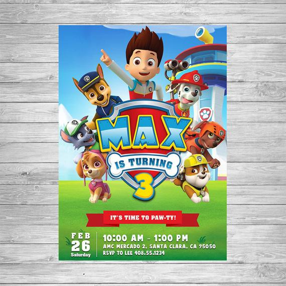 Best ideas about Paw Patrol Birthday Party Invitations
. Save or Pin Paw Patrol Birthday Invitation Paw Patrol Invite Paw Now.