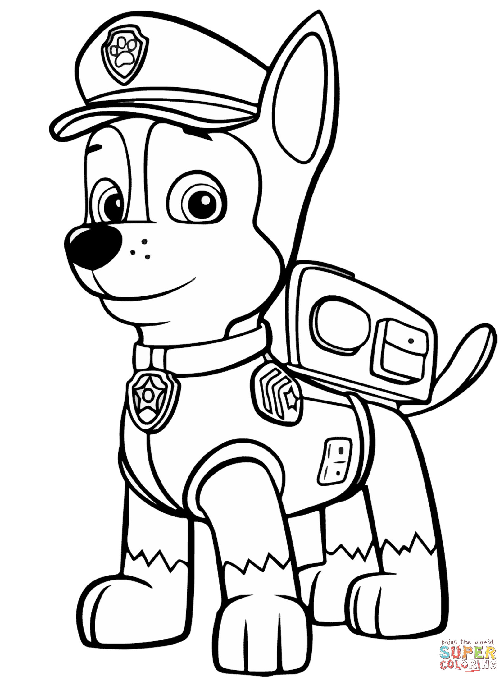 Best ideas about Paw Patrol Free Coloring Sheets
. Save or Pin Paw Patrol Chase coloring page Now.