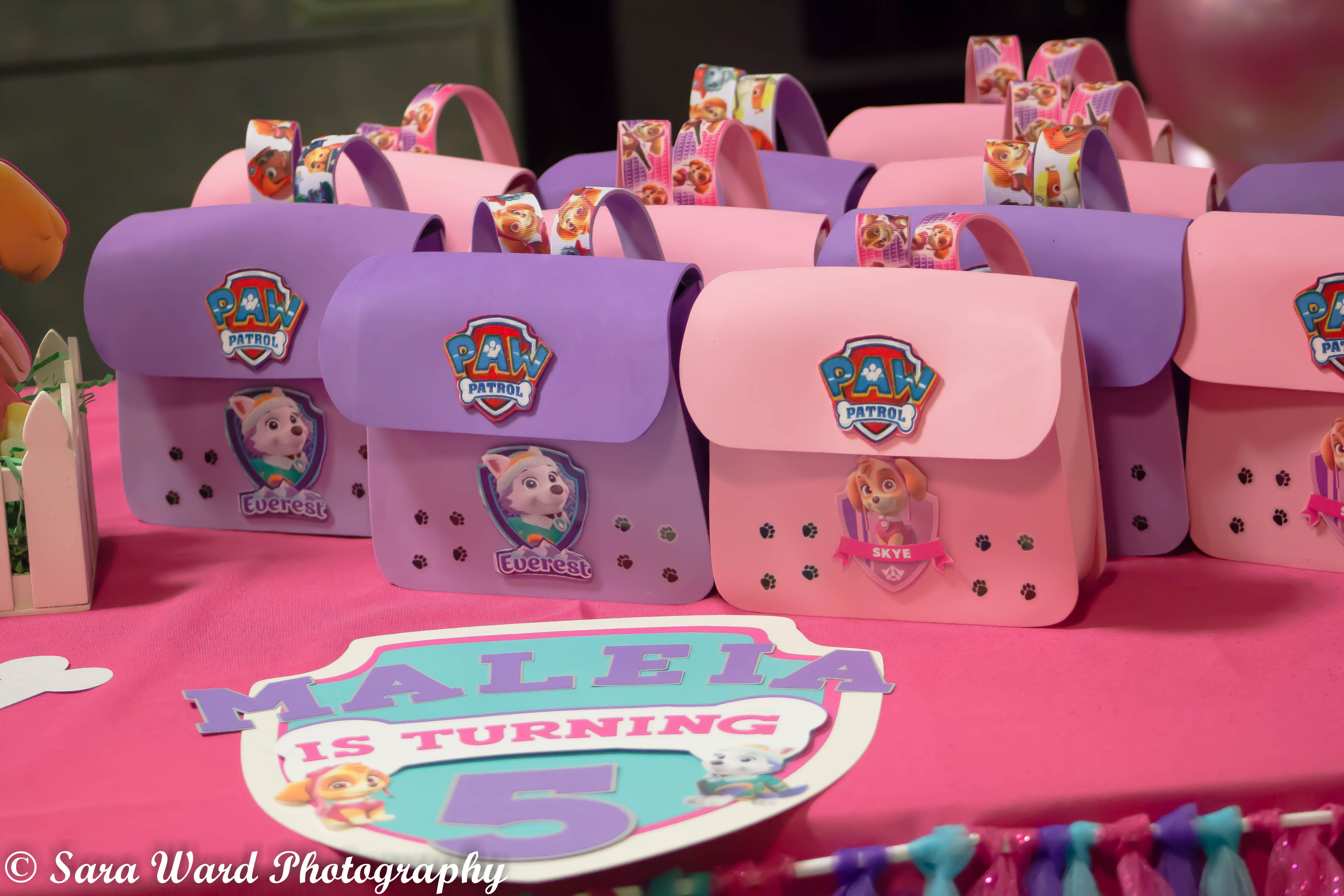 Best ideas about Paw Patrol Girl Birthday Party
. Save or Pin Favor bags Madelines 3rd bday party Now.