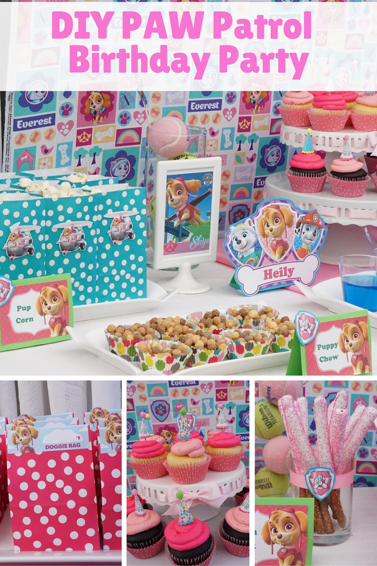 Best ideas about Paw Patrol Girl Birthday Party
. Save or Pin PAW Patrol dessert table Skye Birthday Party great diy Now.