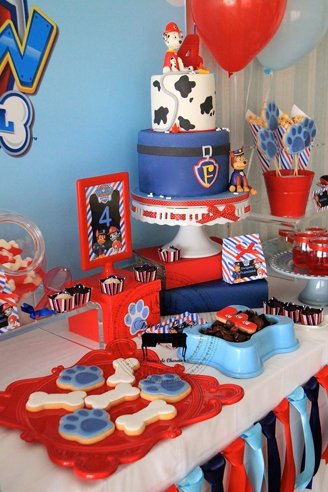 Best ideas about Paw Patrol Themed Birthday Party
. Save or Pin Paw Patrol 4th Birthday Party – Little Wish Parties Now.