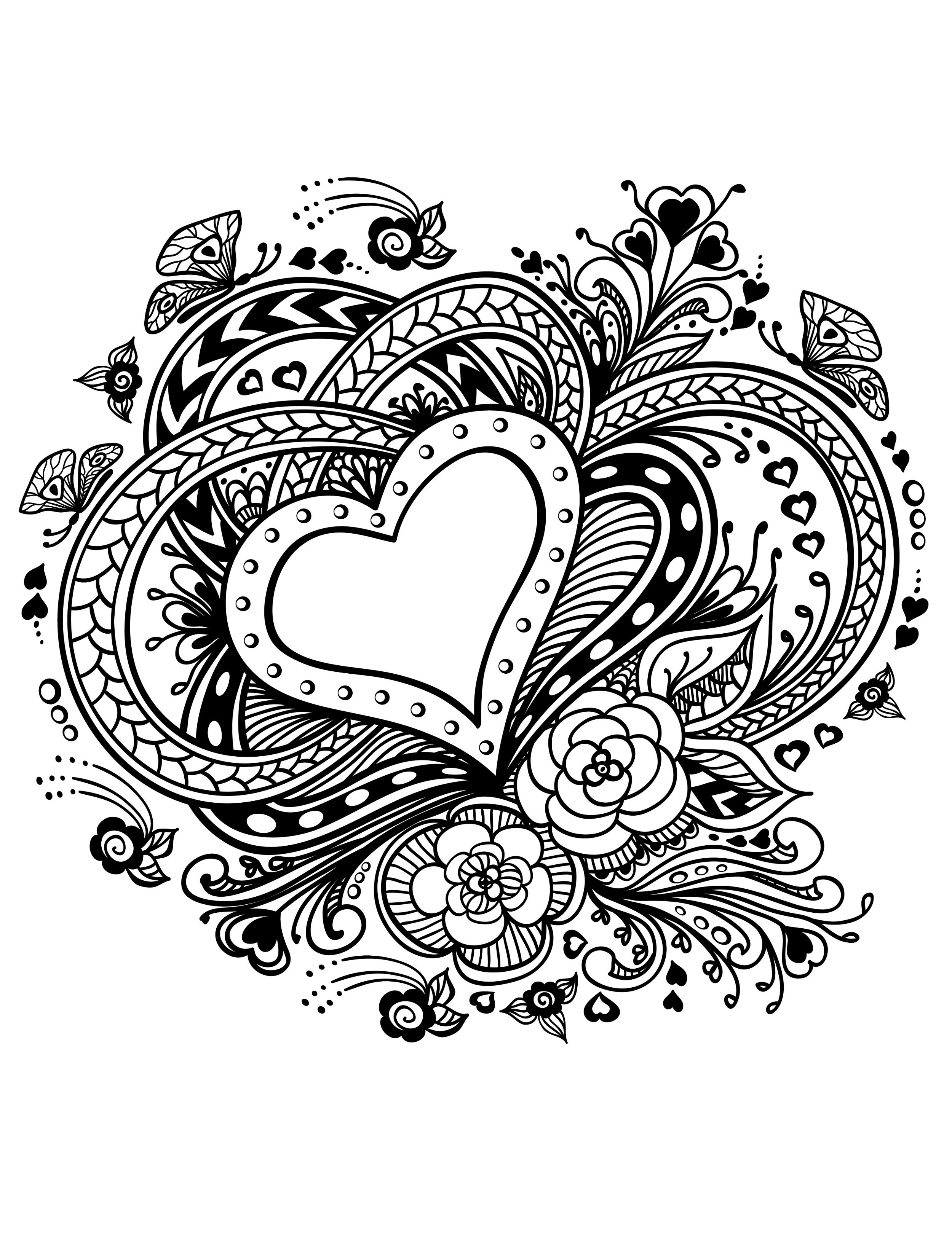 Best ideas about Pdf Coloring Pages For Adults
. Save or Pin 20 Free Printable Valentines Adult Coloring Pages Nerdy Now.