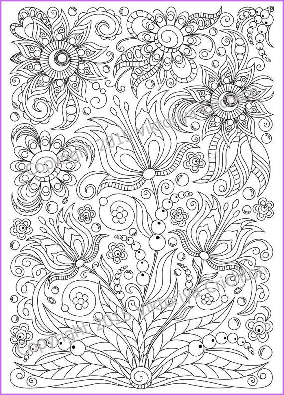 Best ideas about Pdf Zentangle Coloring Sheets For Boys
. Save or Pin Coloring page adults and children PDF printable doodle Now.