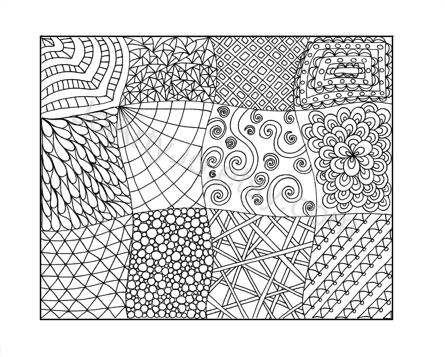 Best ideas about Pdf Zentangle Coloring Sheets For Boys
. Save or Pin Zendoodle Coloring Page Printable PDF Zentangle Inspired Now.