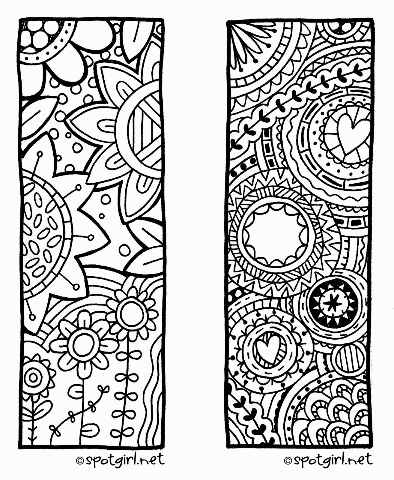 Best ideas about Pdf Zentangle Coloring Sheets For Boys
. Save or Pin Zentangle bookmark printable from spotgirl hotcakes Now.