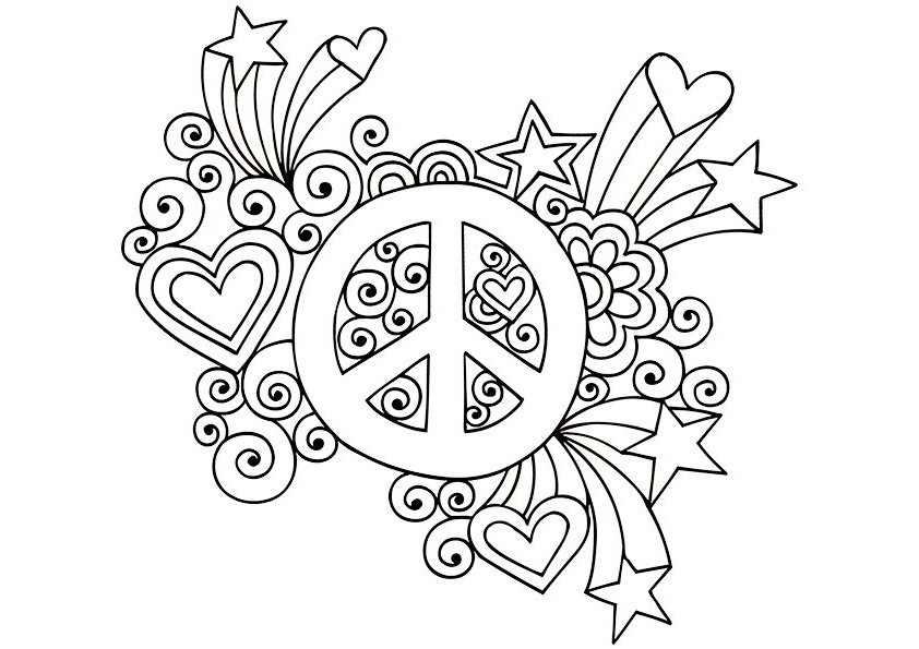 Best ideas about Peace Sign Coloring Sheets For Girls
. Save or Pin Simple and Attractive Free Printable Peace Sign Coloring Pages Now.