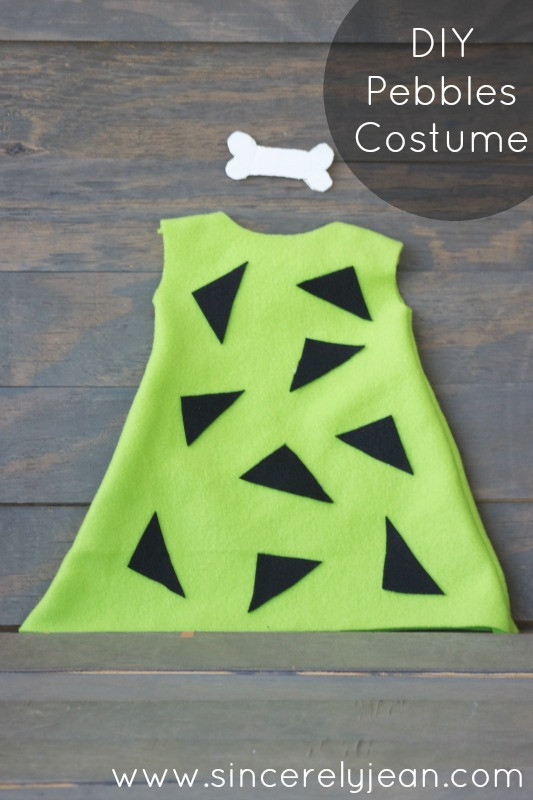 Best ideas about Pebbles DIY Costume
. Save or Pin DIY Pebbles Flintstone Costume Sincerely Jean Now.