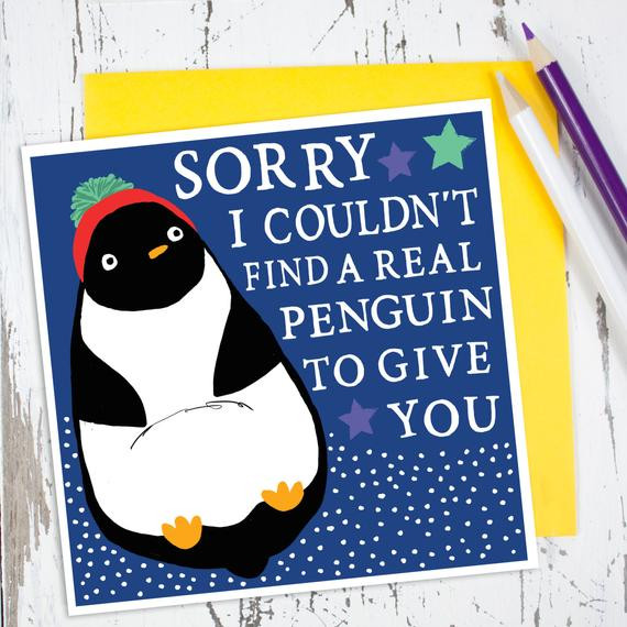 Best ideas about Penguin Birthday Card
. Save or Pin Penguin Birthday Card Funny Birthday Card Birthday Card Now.