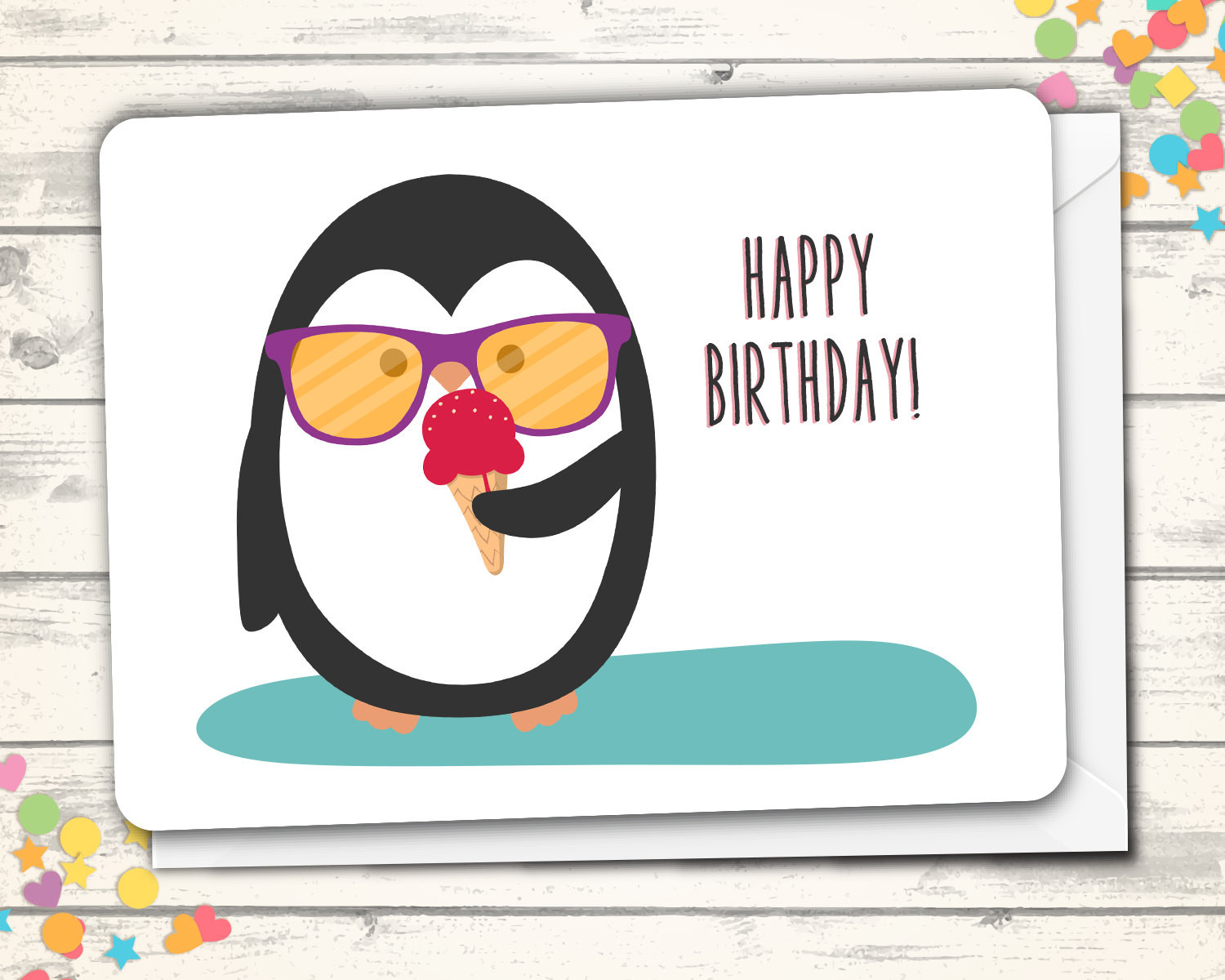 Best ideas about Penguin Birthday Card
. Save or Pin Happy Birthday Card Penguin Card Pun Card Clever Card Now.