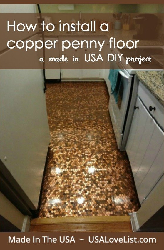 Best ideas about Penny Flooring DIY
. Save or Pin How To Install A Copper Penny Floor A Made in USA DIY Now.