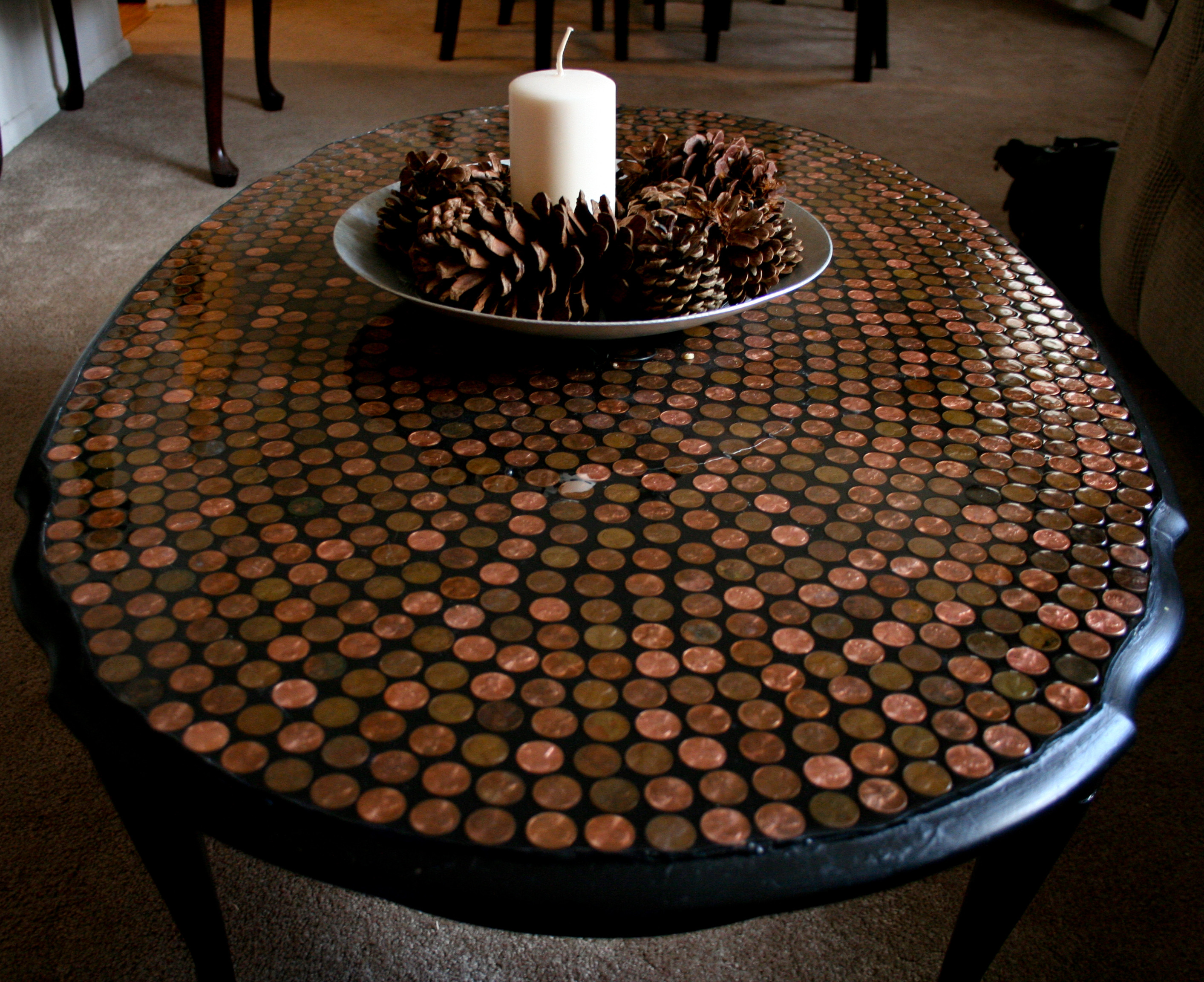 Best ideas about Penny Table DIY
. Save or Pin DIY Penny Tiled Table Now.