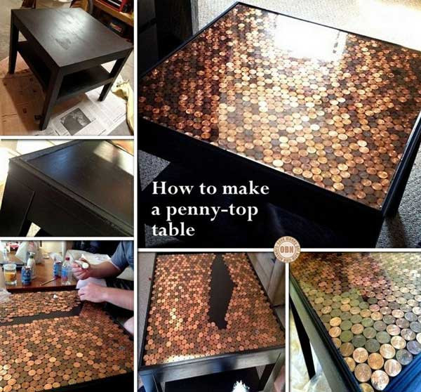 Best ideas about Penny Table DIY
. Save or Pin 21 Lovely DIY Lifehacks That Use A Penny Now.